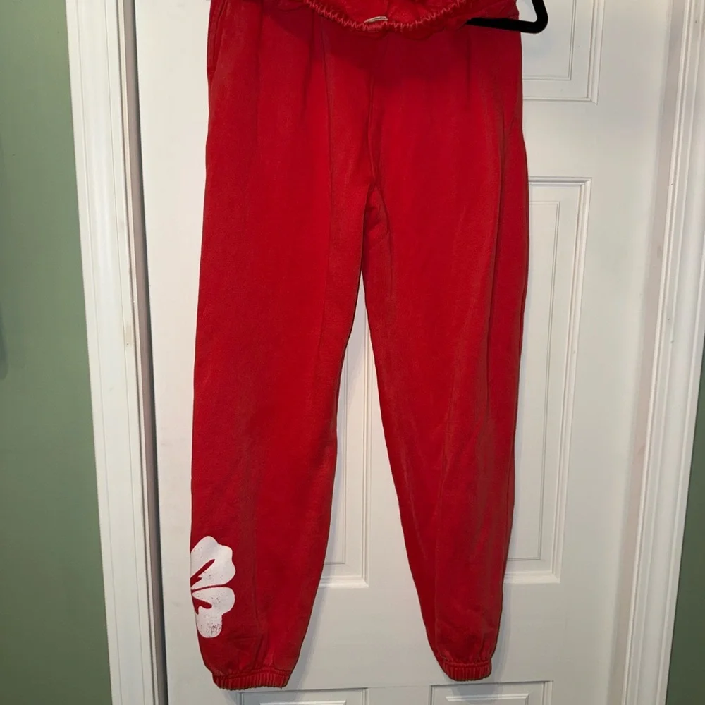Roxy - Floral Sweatpants - Size S - Picture 2 of 3